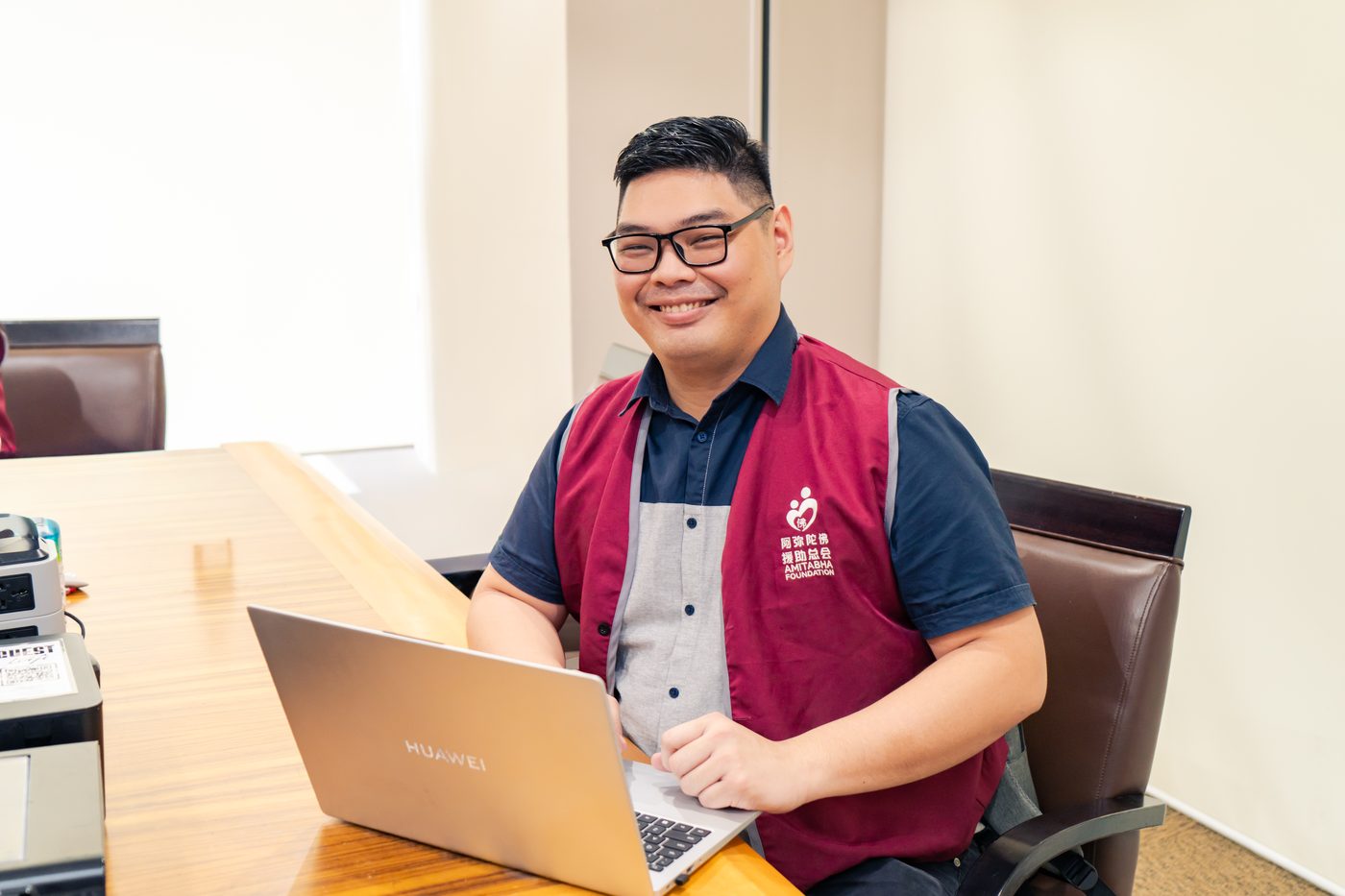 Mr. Lai Kian Seng, Manager of Amitabha Foundation Elder Home